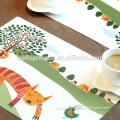 Wholesale customized printing pp plastic handmade dining table mat